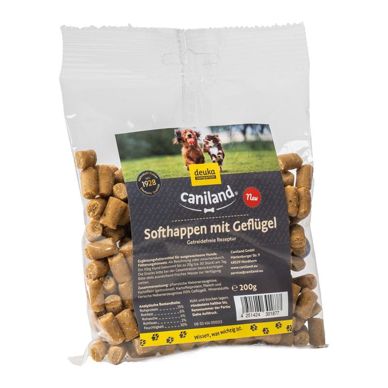 Caniland Softhappen Getreidefrei mit Geflügel
