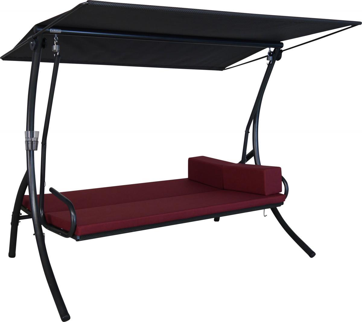 Angerer Hollywoodschaukel Elegance Tolar rot