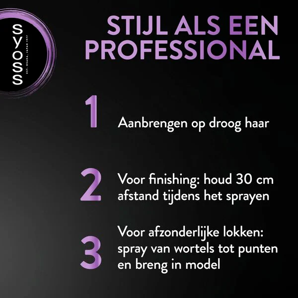Syoss Hold 3 Fullness hajlakk 300ml