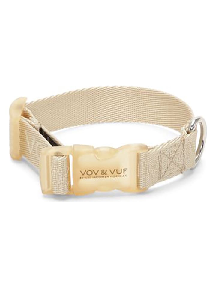 VOV & VUF Hundehalsband in Creme günstig kaufen