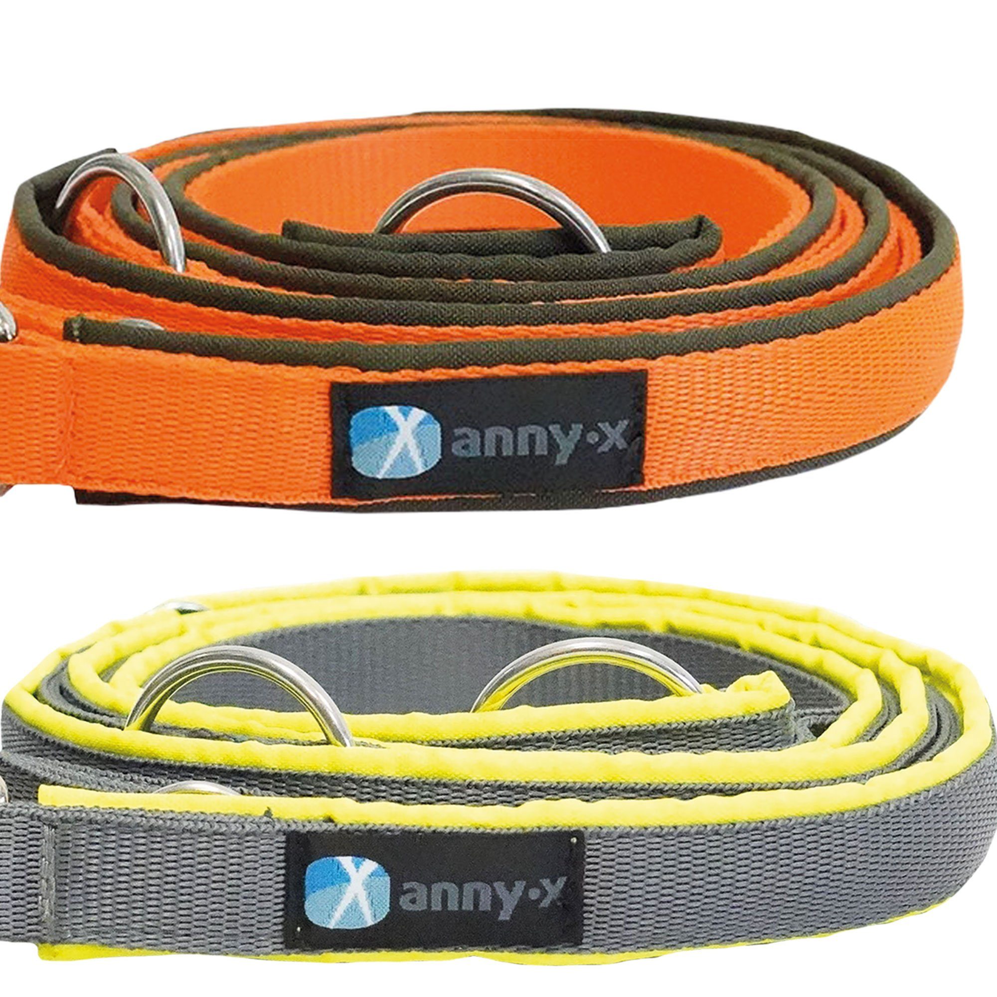 AnnyX Führleine Annyx Führleine Classic Bolt Protect - Hundeleine, Nylon (1-tlg), auffälligen, leuchtenden Farben für eine hohe Sichtbarkeit.