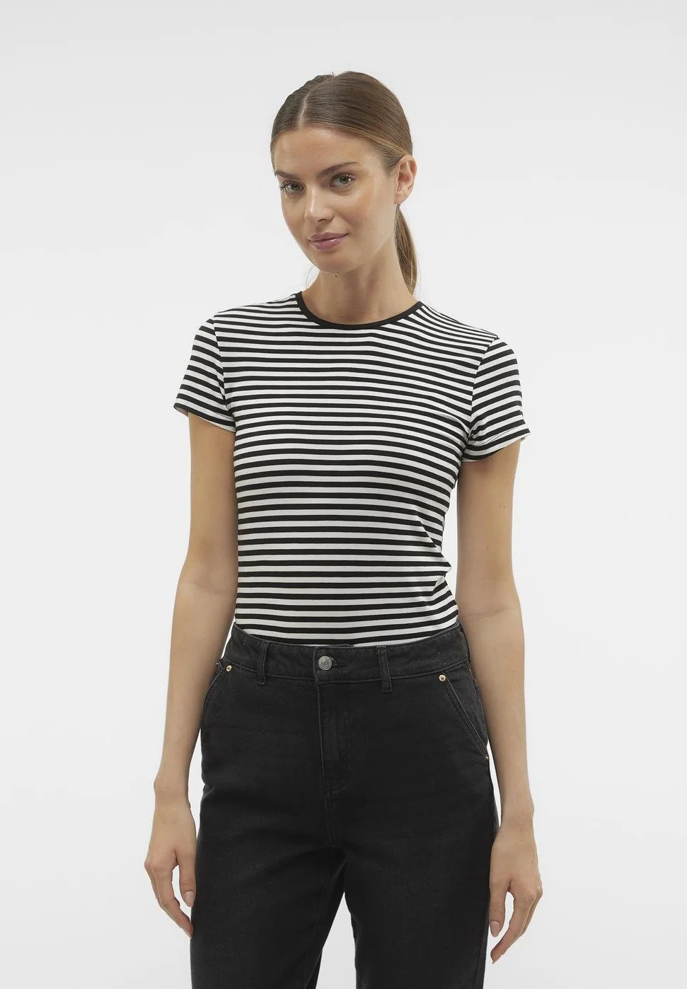 Camiseta básica Aware VMINES FIONA O-NECK TOP