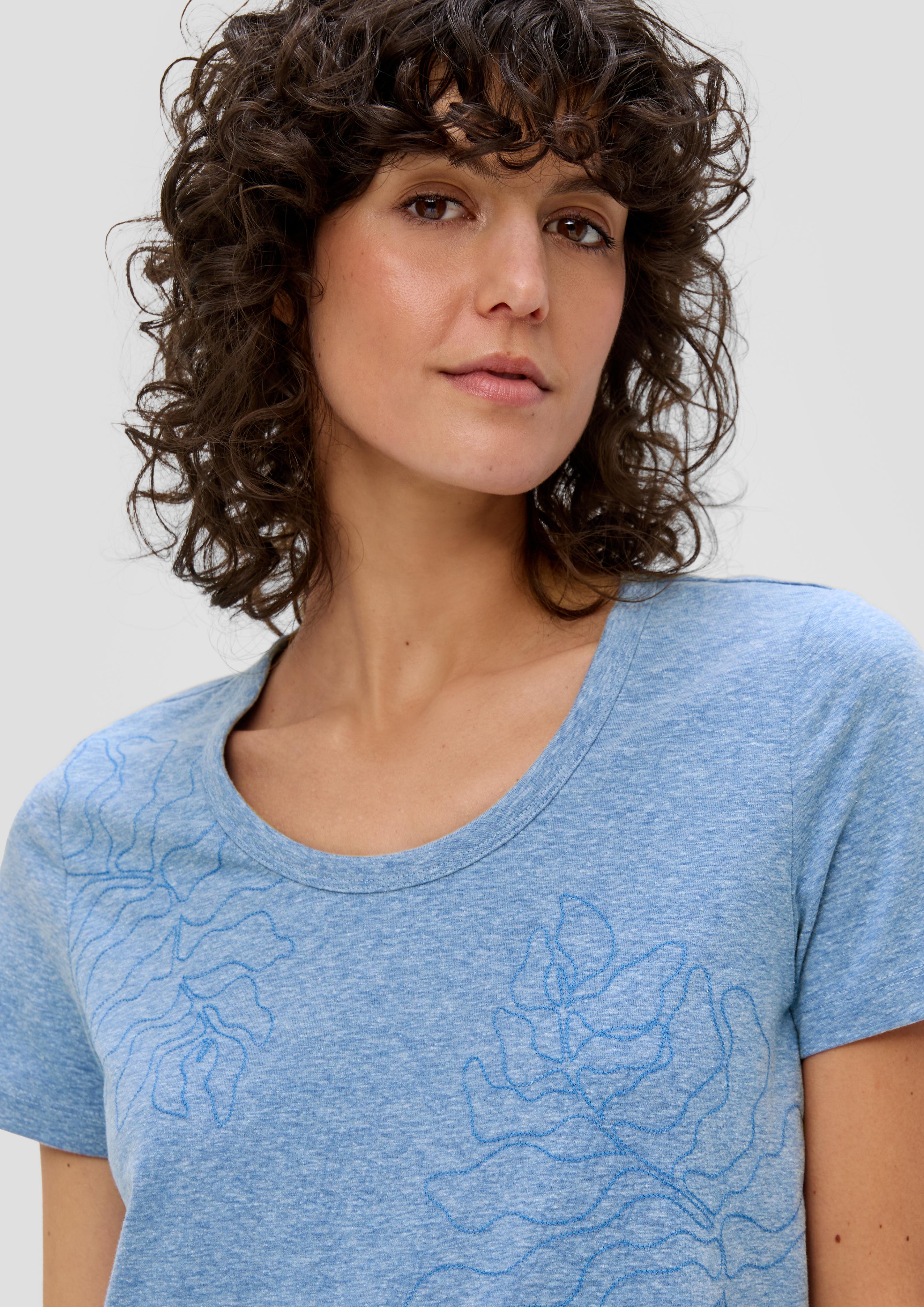 T-Shirt mit Stickerei  2144446-55D1
