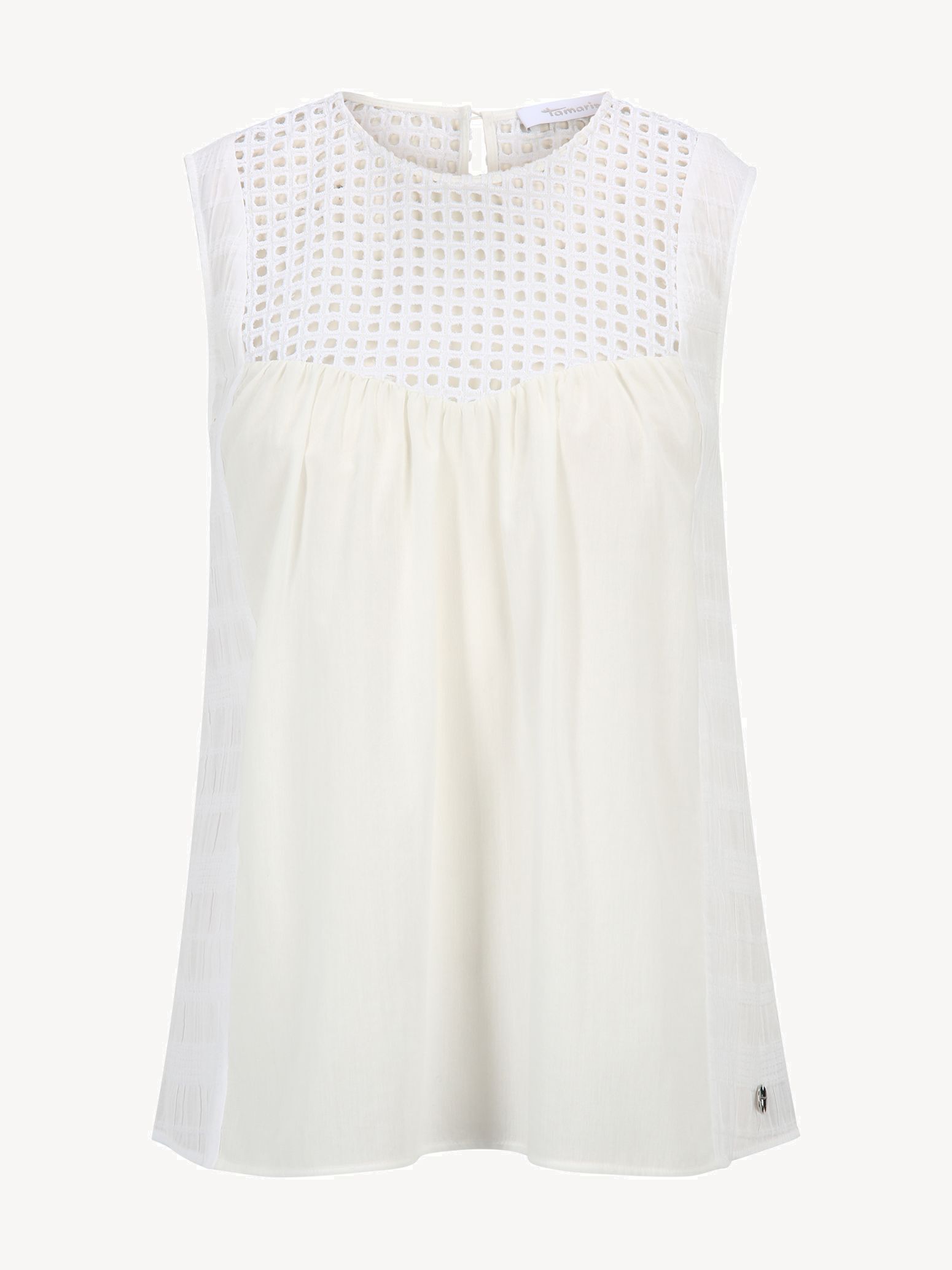 Boho Bluse - blanc