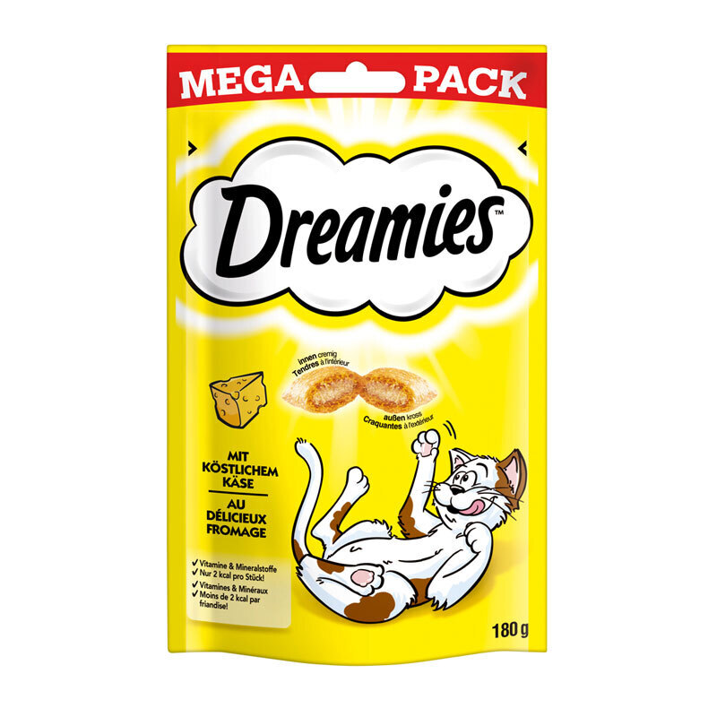 Dreamies Snacks Dreamies Mega Pack 180g Käse