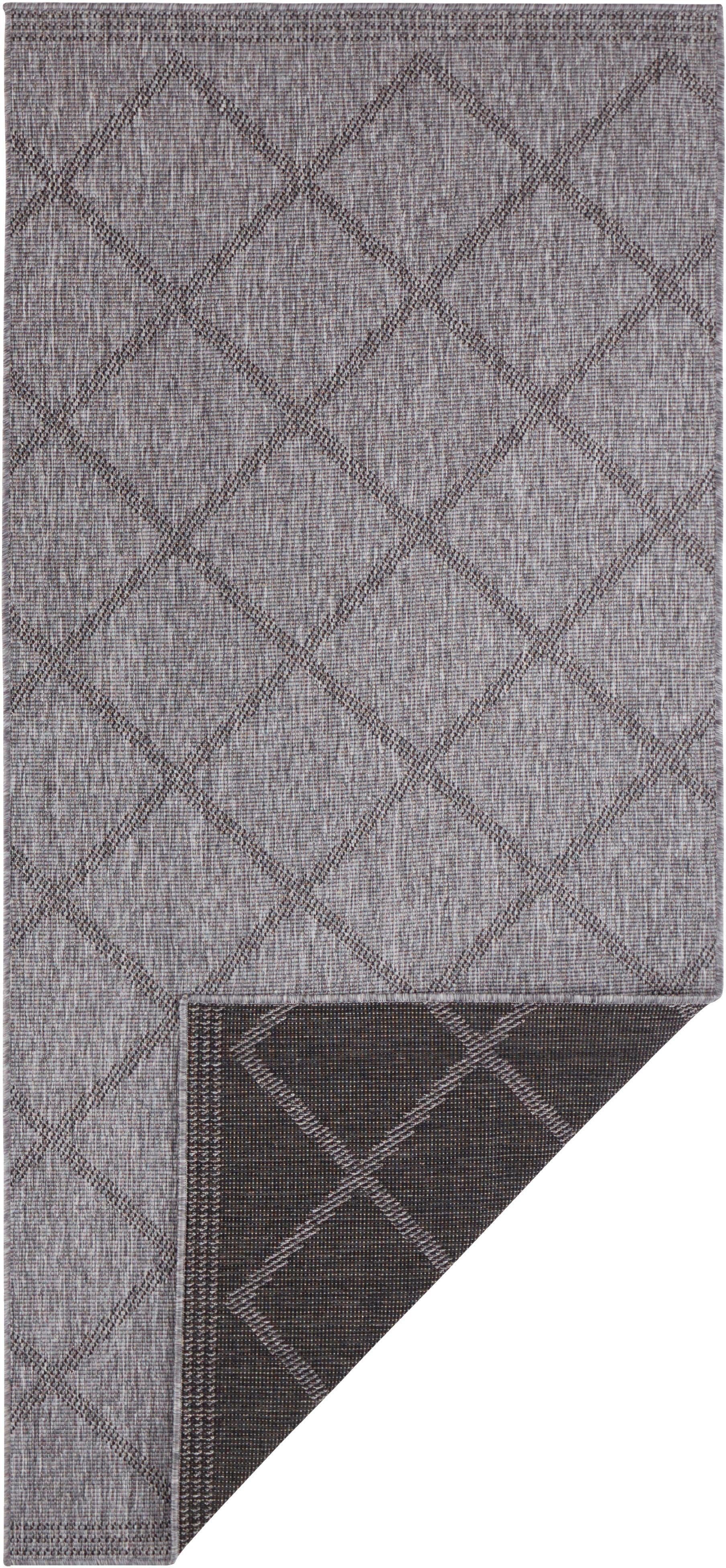 Läufer Corsica, NORTHRUGS, rechteckig, Höhe: 5 mm, In-& Outdoor, Wetterfest, Balkon, Garten, Wohnzimmer, Wasserfest