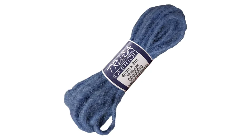 TRUBA Wollkordel 100%-Natur royalblau 3 m royalblau
