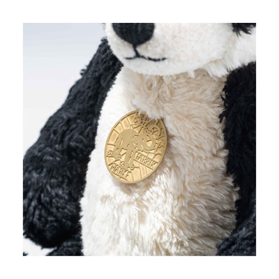 Teddies for tomorrow Evander Panda, 30 cm, schwarz