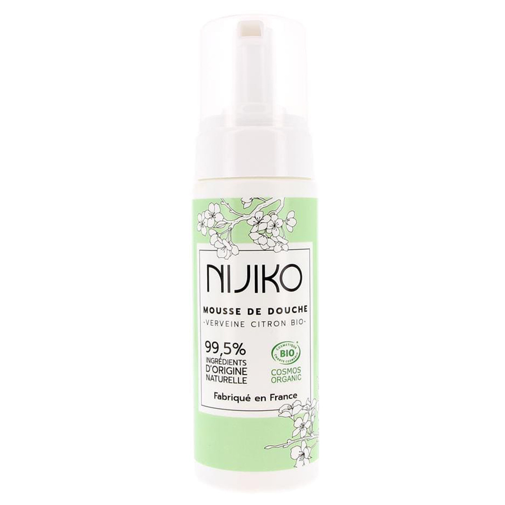 nijiko Mousse de Douche Bio Verveine - Citron Gel douche