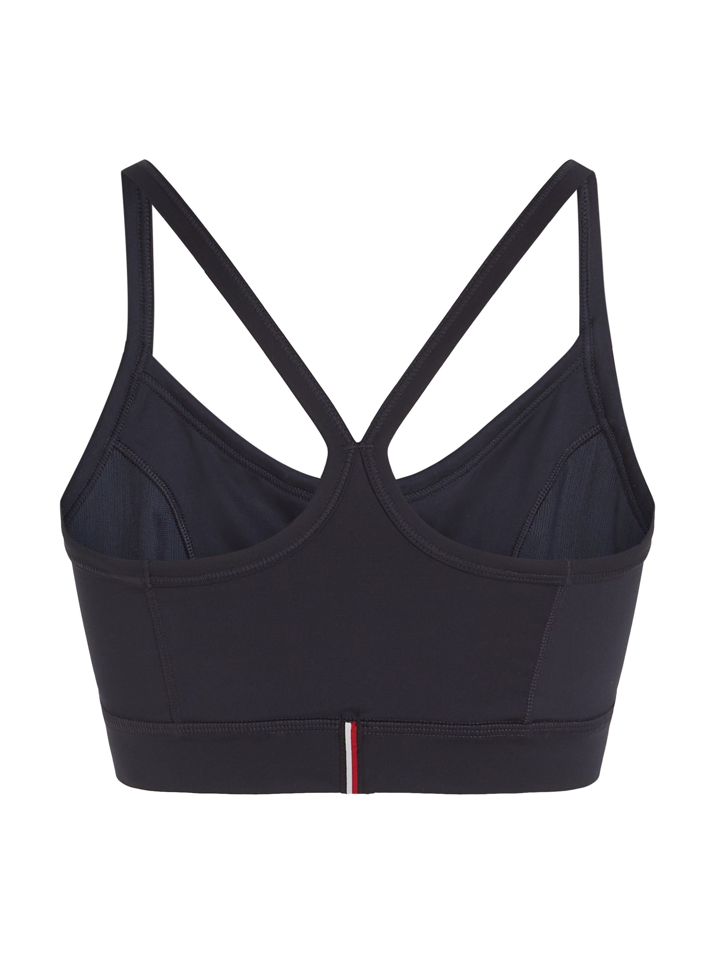 Tommy Hilfiger Sport Sport-Bustier ESSENTIALS FLAG LOW INT BRA mit Trägern für leichten Halt