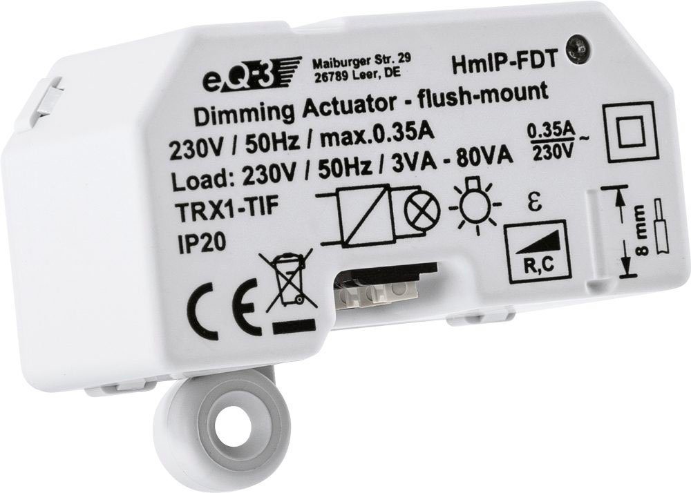 Homematic IP Dimmaktor Unterputz – Phasenabschnitt (150609A0) Unterputzschalter