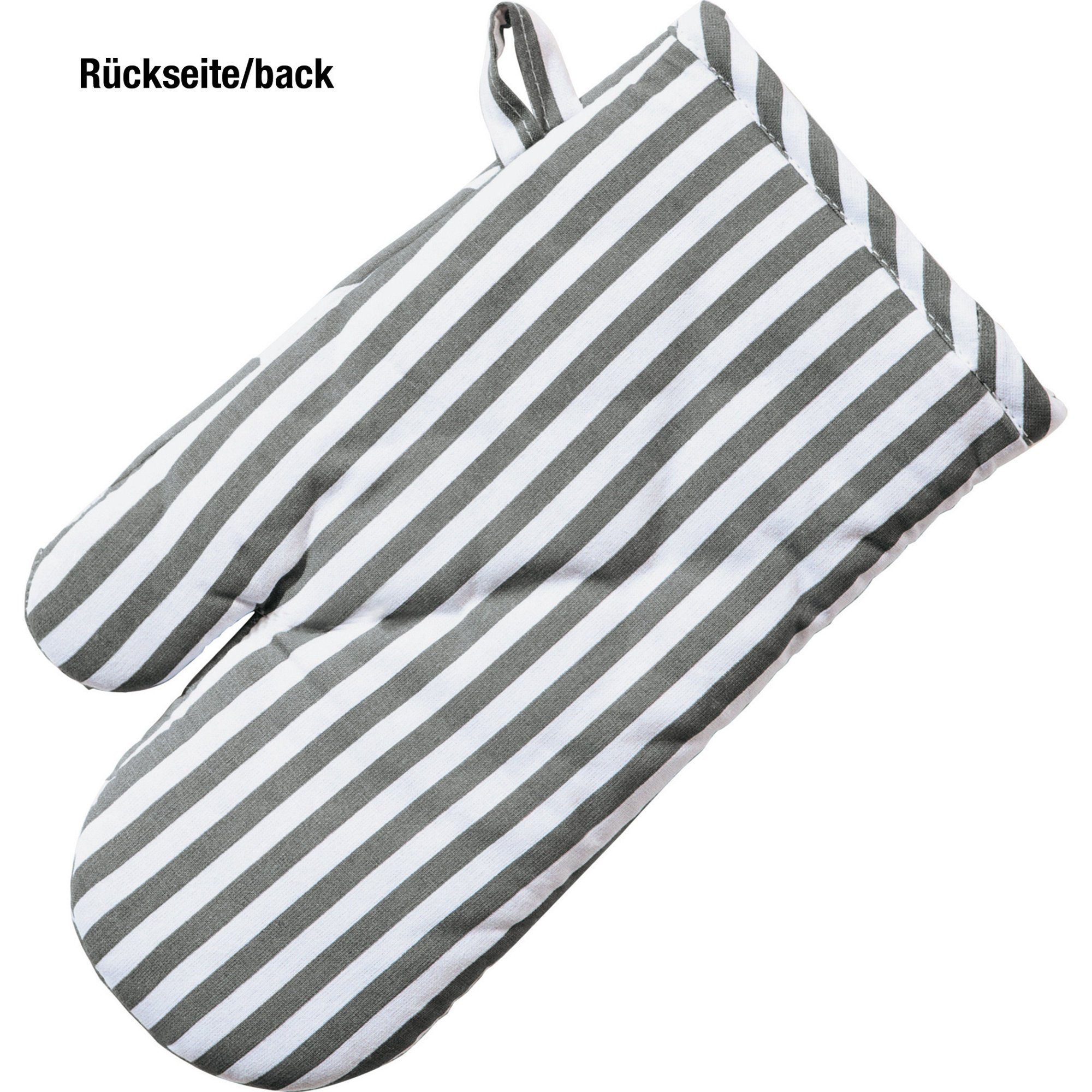 REDBEST Topflappen Wende-Ofenhandschuh, (1-tlg), Streifen