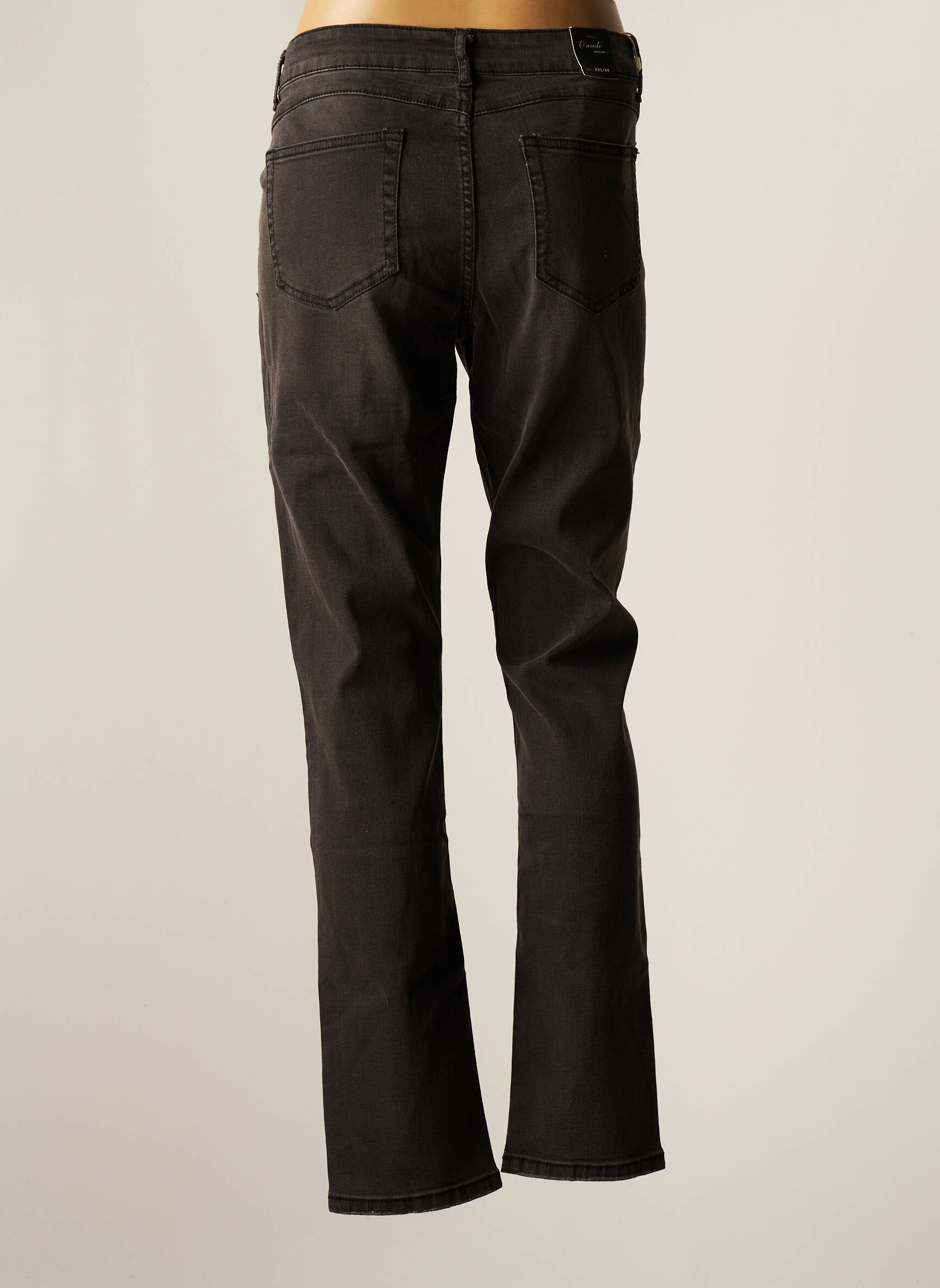 Onado Jeans Coupe Slim Femme couleur gris