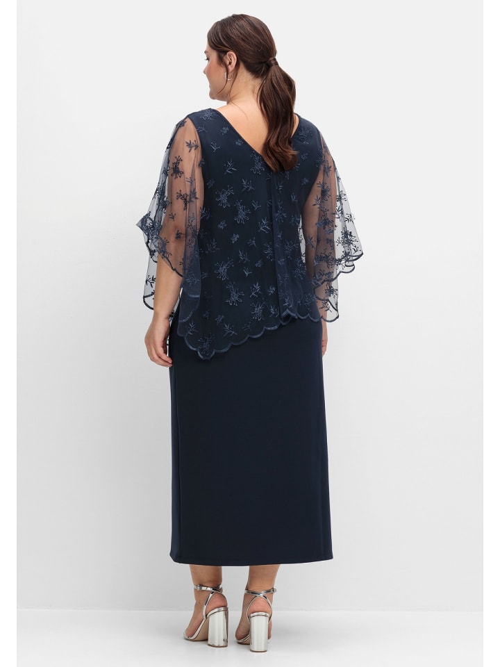 sheego Abendkleid in nachtblau günstig kaufen