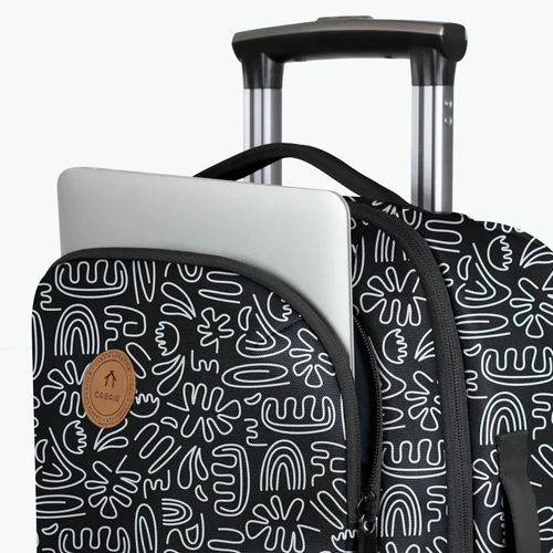Soft-sided 2-wheel suitcase XS Amiens black