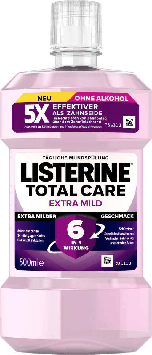 Mundspülung Total Care  Extra Mild, 500 ml