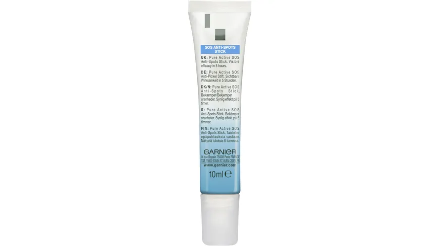 Garnier Skin Active Hautklar SOS Anti-Pickel-Gel-Stift: Trocknet Pickel in 5 Stunden aus und mildert Hautunreinheiten 10 ml