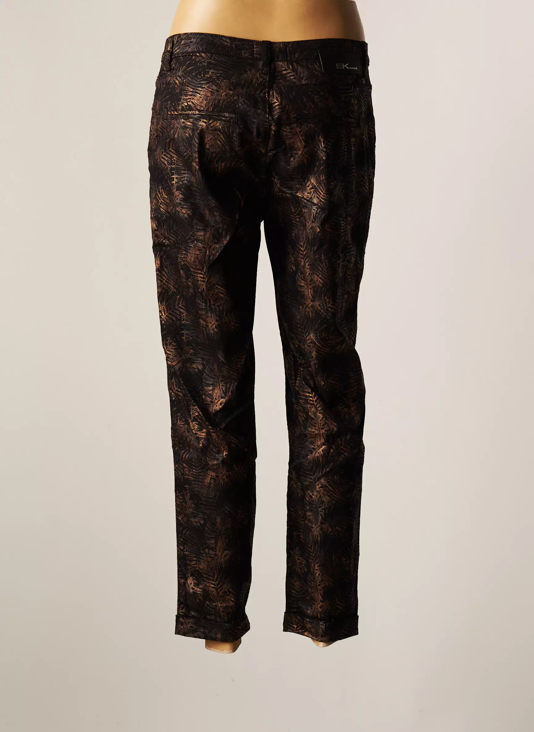Eva Kayan Pantalon7 8 Femme couleur noir