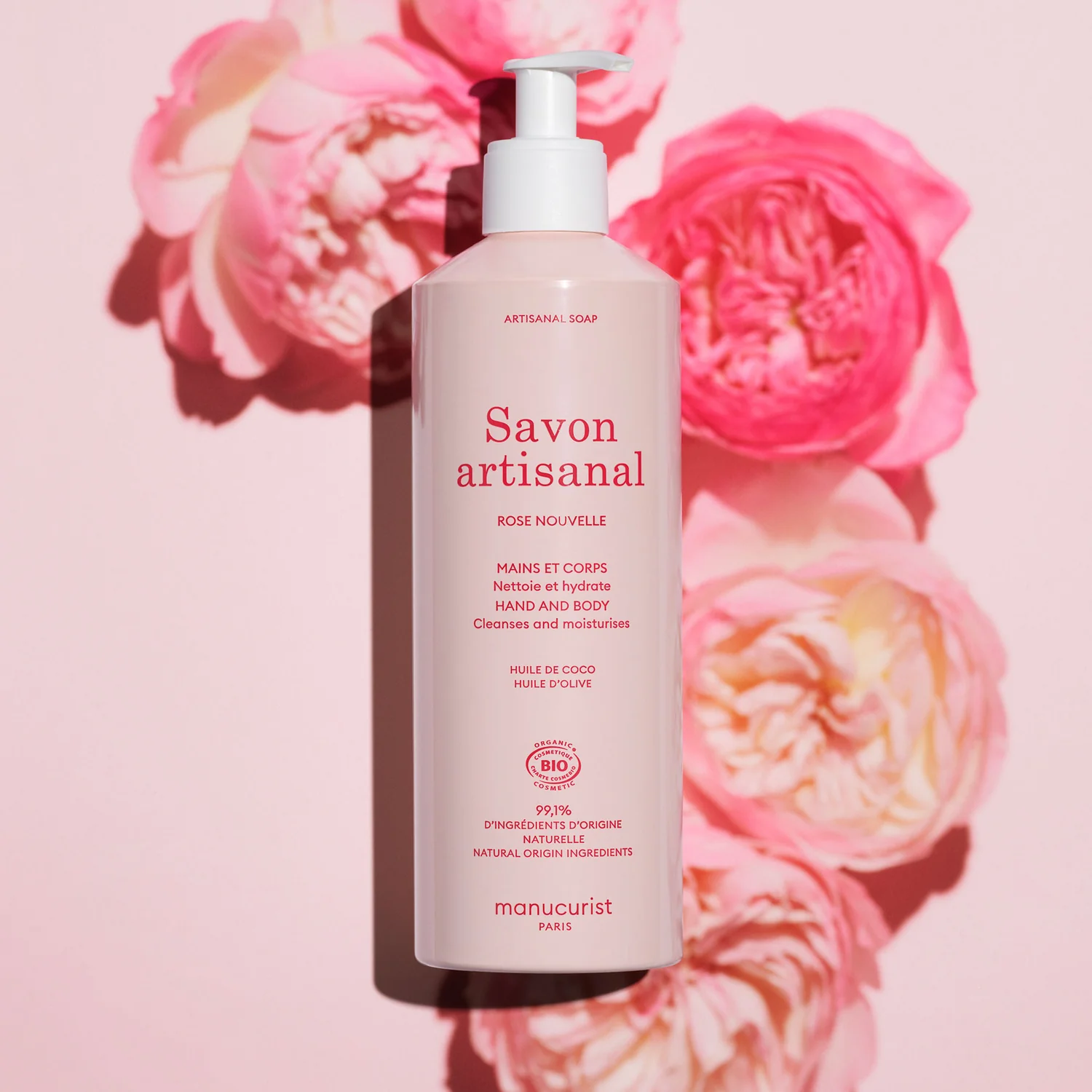 Care - 500ml roku darbs ziepes, rožu aromāts, jaunas - 500ml