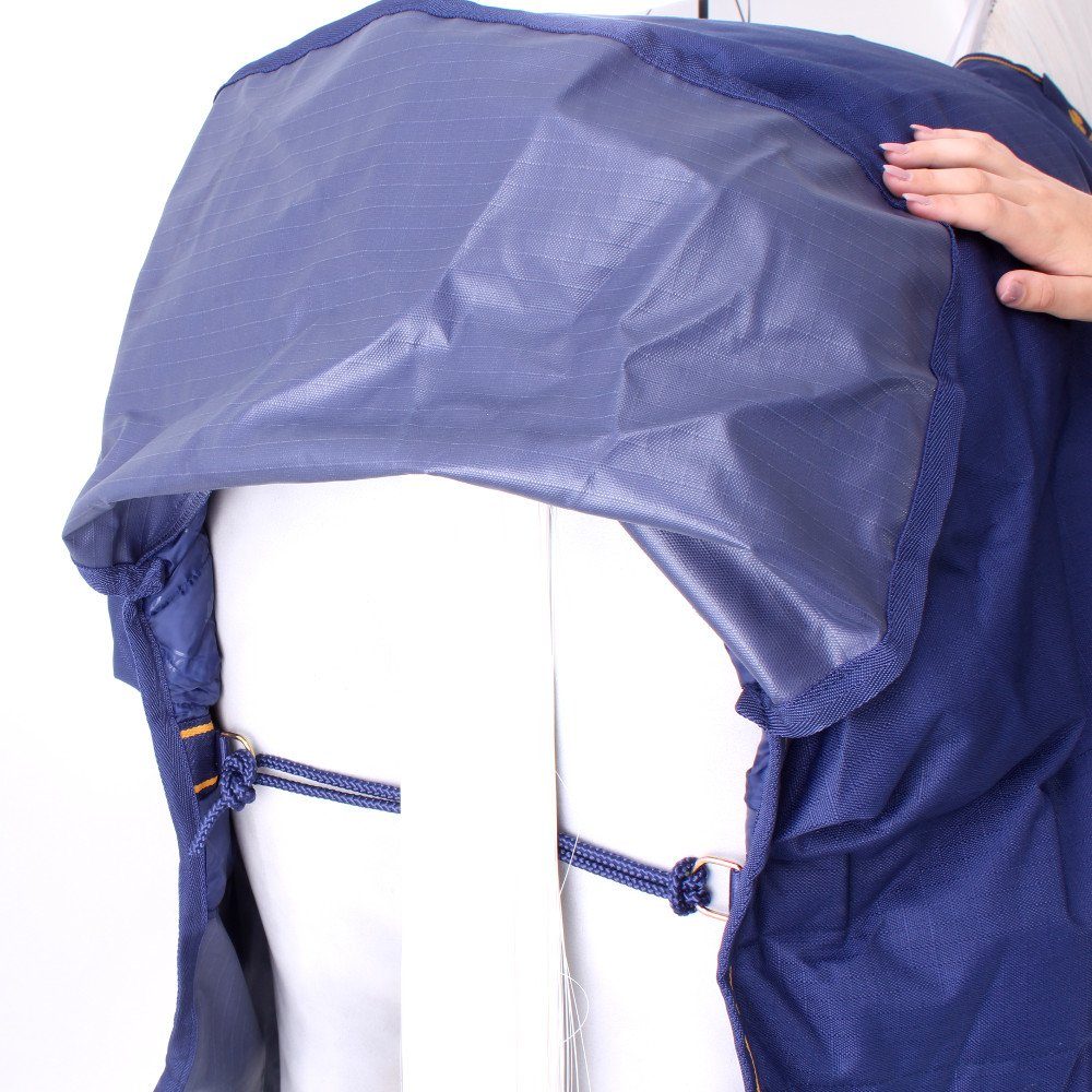 Bucas Pferde-Thermodecke Bucas Irish Turnout Medium 150g Classic - navy/gold
