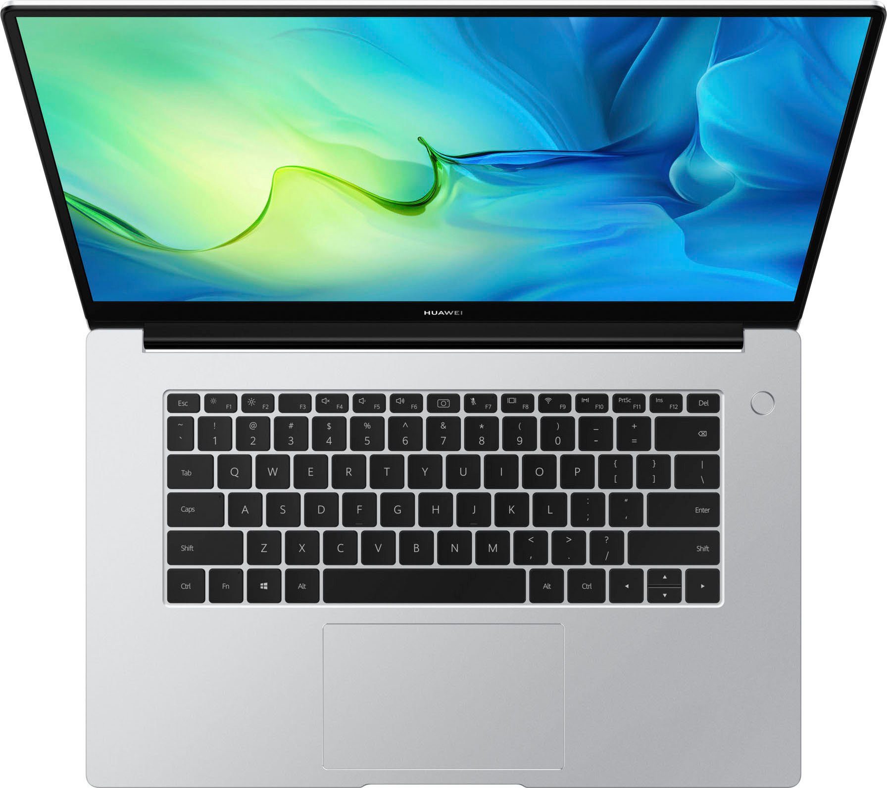 Huawei Matebook D15 Notebook (39,62 cm/15,6 Zoll, Intel Core i5 1155G7, Iris Xe Graphics, 512 GB SSD)