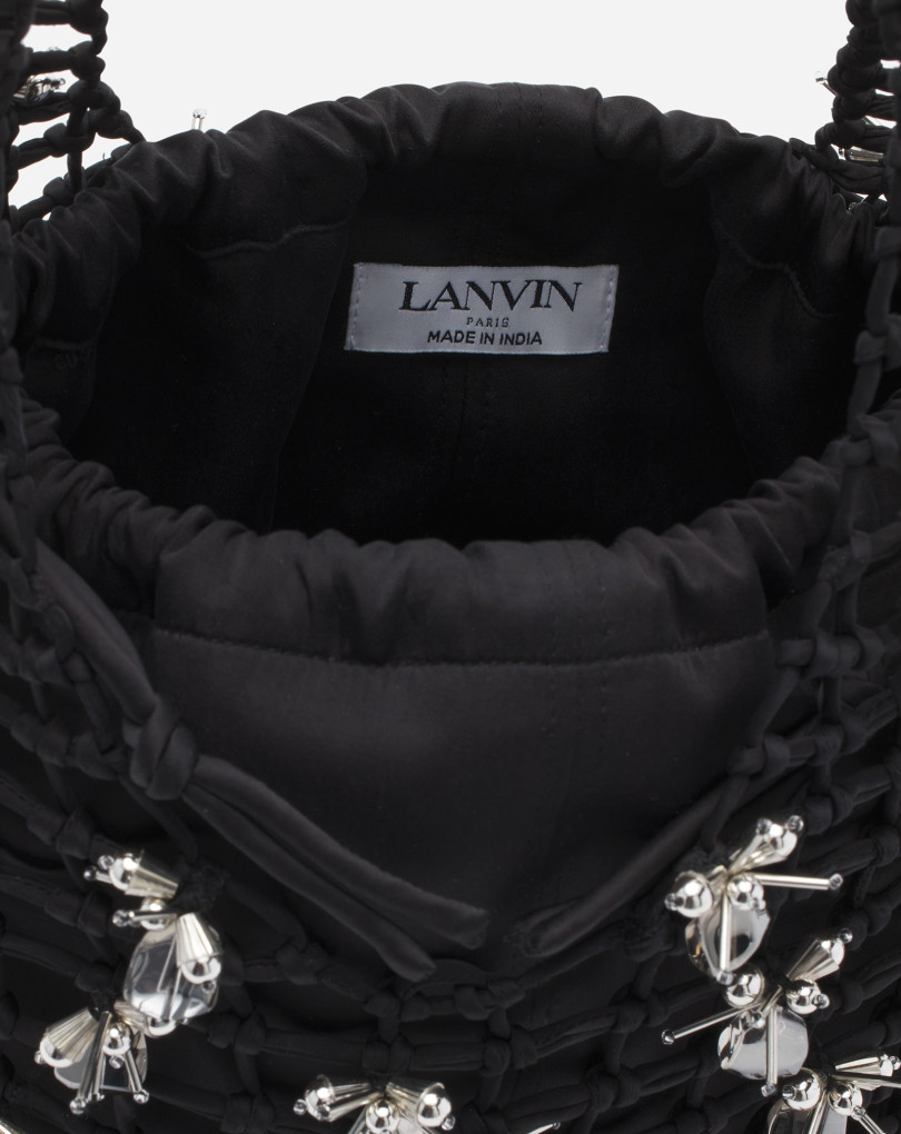 SAC MACRAMÉ BY LANVIN BRODE EN SATIN