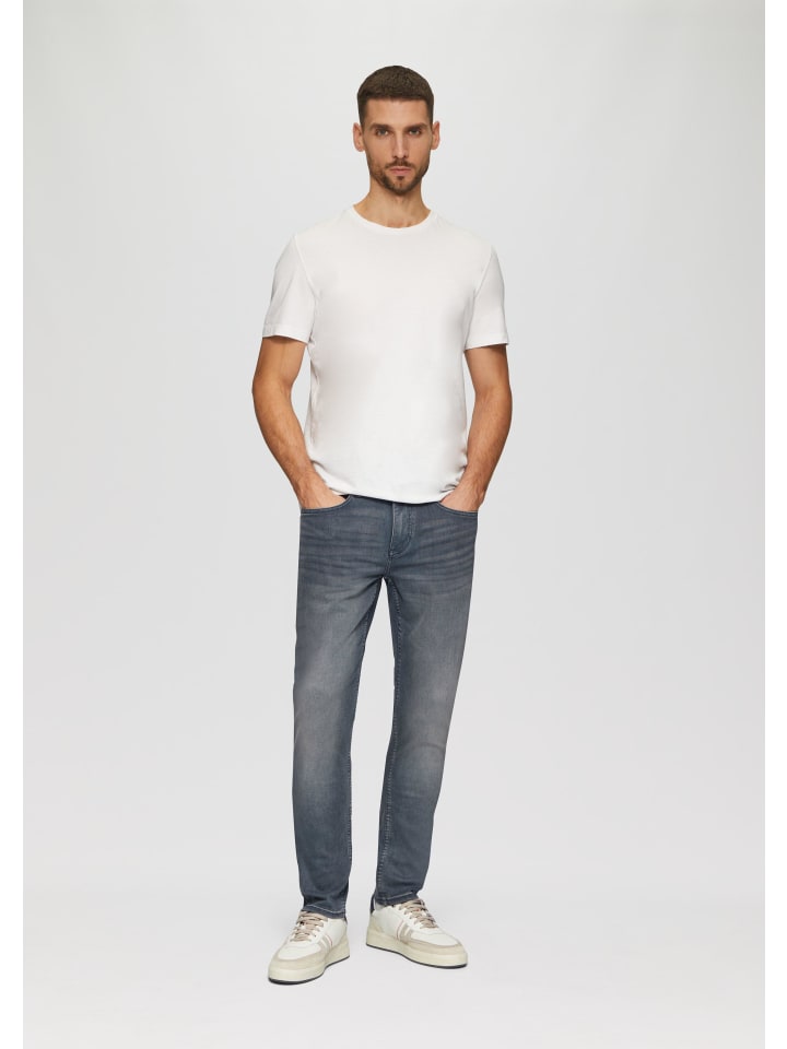 s.Oliver Jeans-Hose lang in Blau günstig kaufen