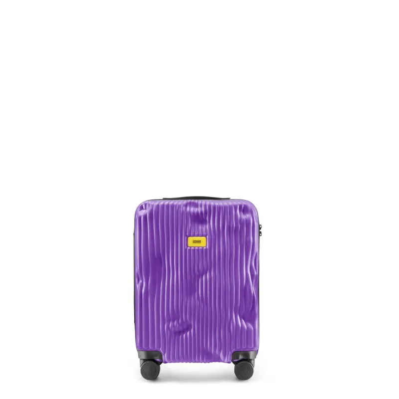 Crash Baggage Stripe Kabinengepäck S (55 cm) - Grape Violet