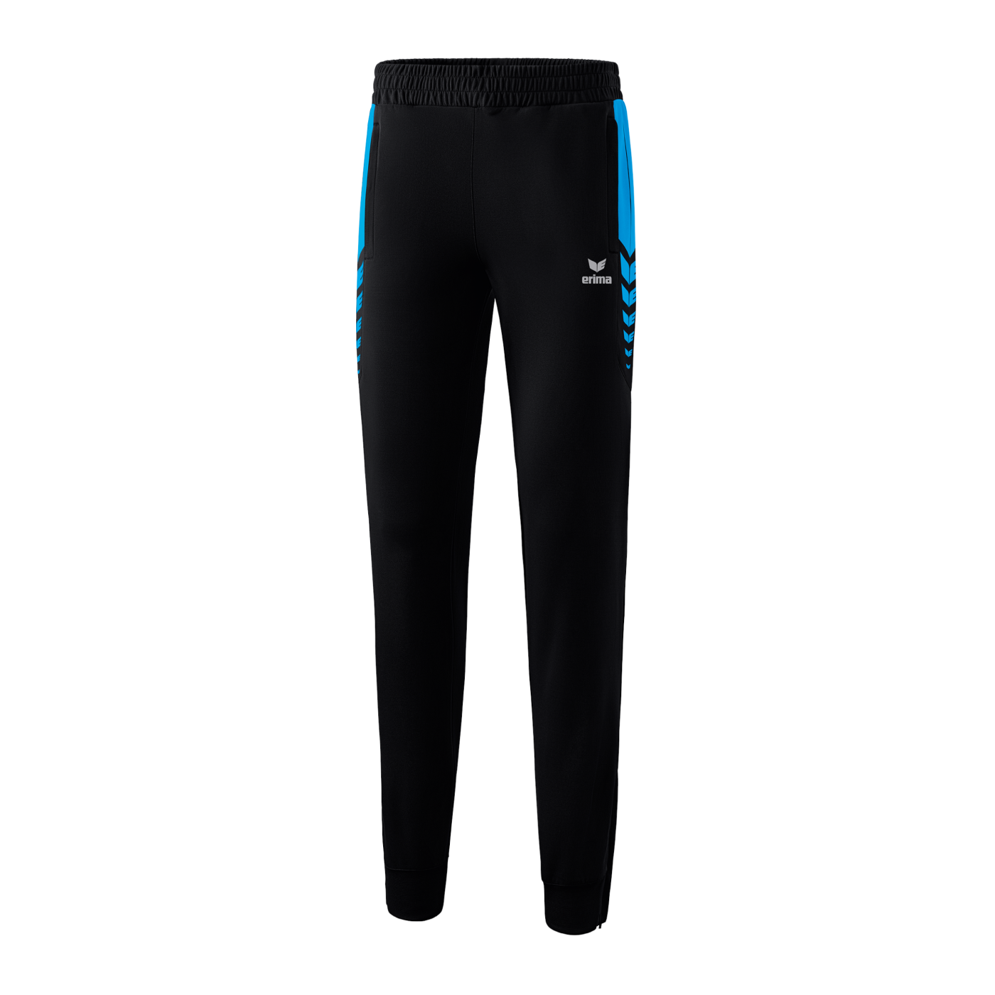Erima Six Wings Worker Hose Damen Schwarz Hellblau