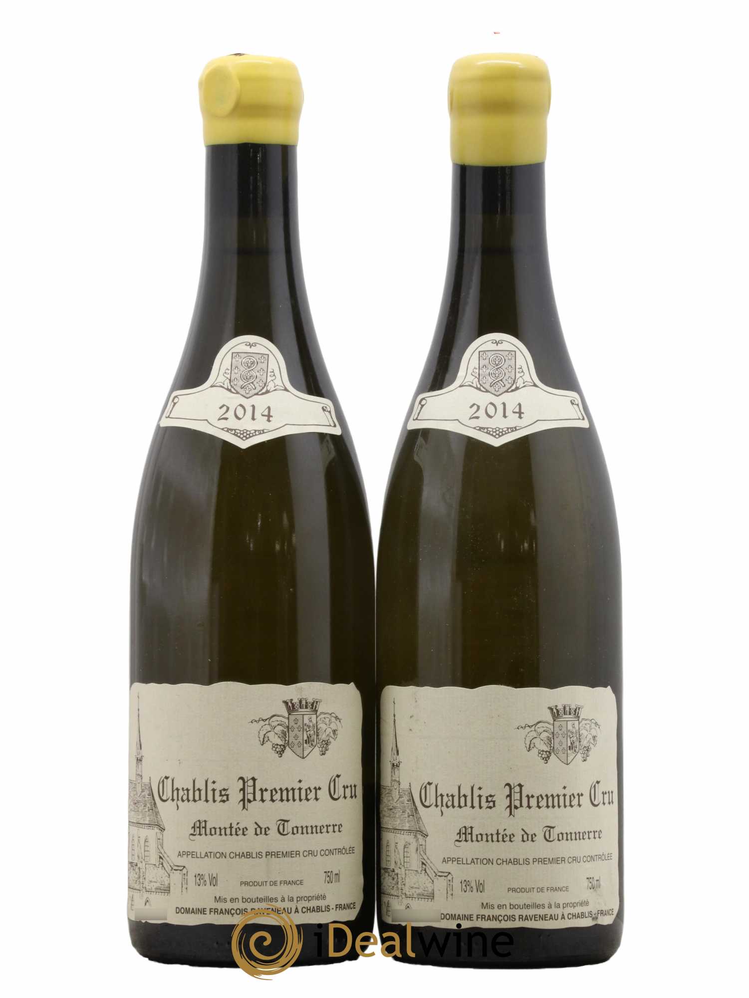 Chablis 1er Cru Montée de Tonnerre Raveneau (Domaine)  2014 - Lot de 2 Bouteilles