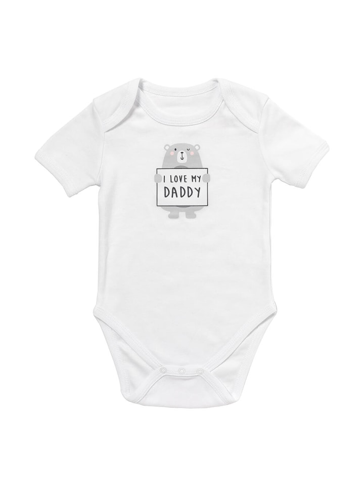 Schlummersack Bio Baby-Body Slogan kurzarm in Schwarz günstig kaufen