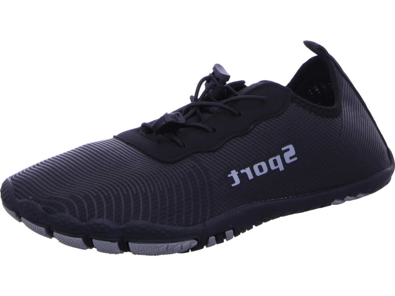 DIVERSE Komfort Slipper schwarz