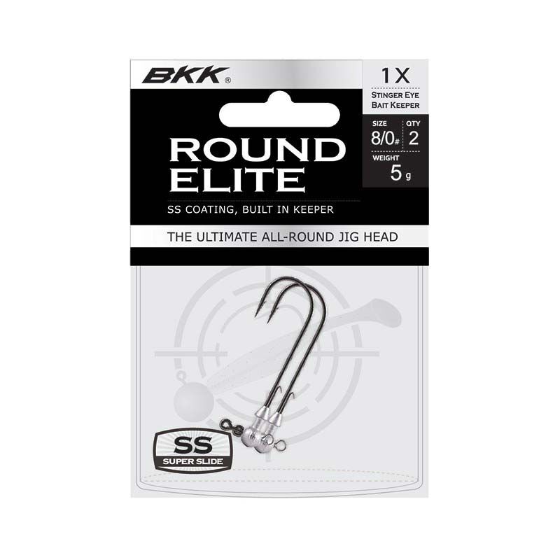 Têtes Plombées BKK Round Elite Classic Bait Keeper H8/0 (x2)