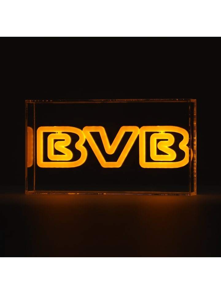 BVB BVB Lichtbox Schriftzug in Gelb günstig kaufen 23 cm