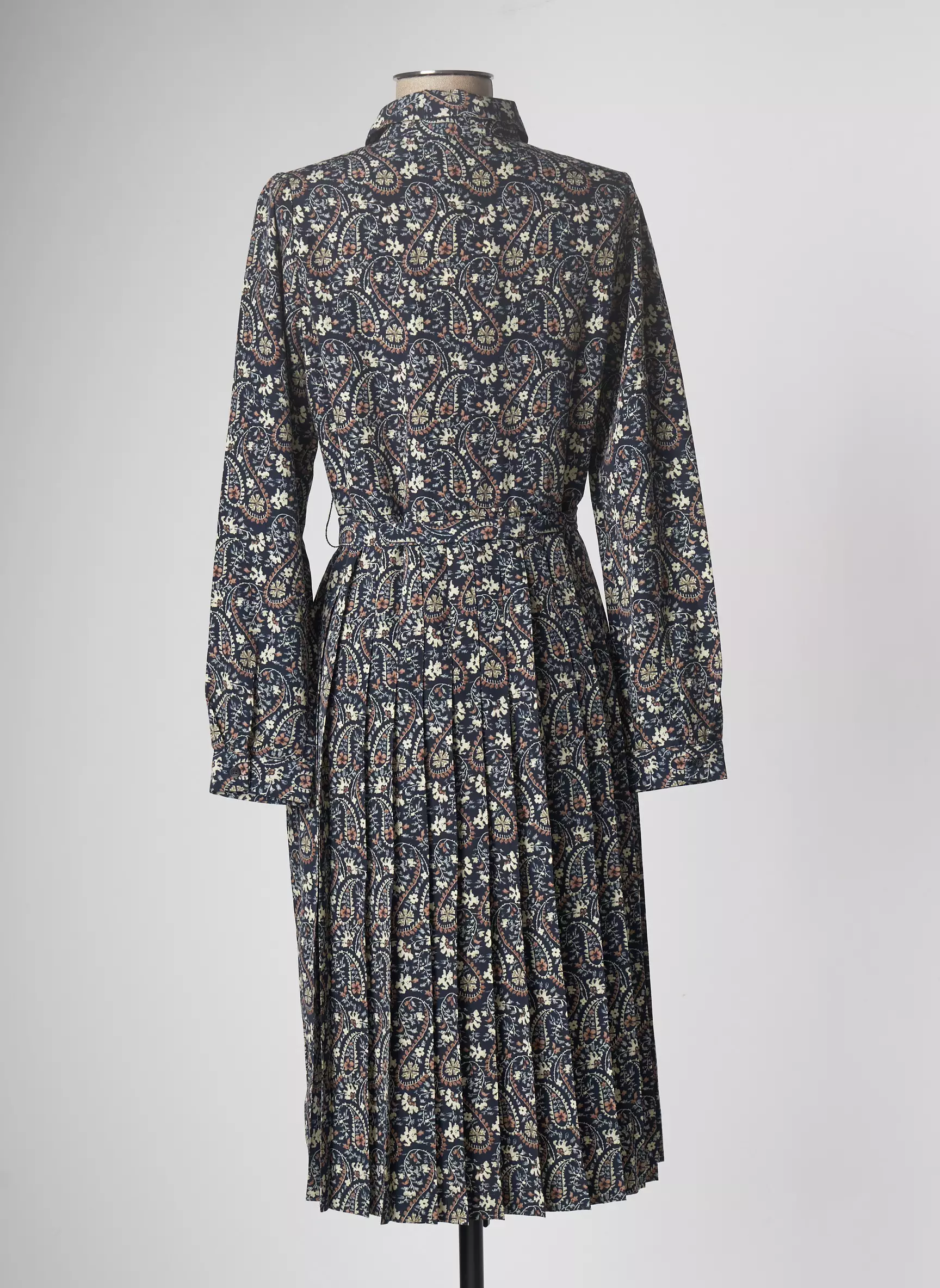 The Korner Robes Mi Longues Femme couleur bleu