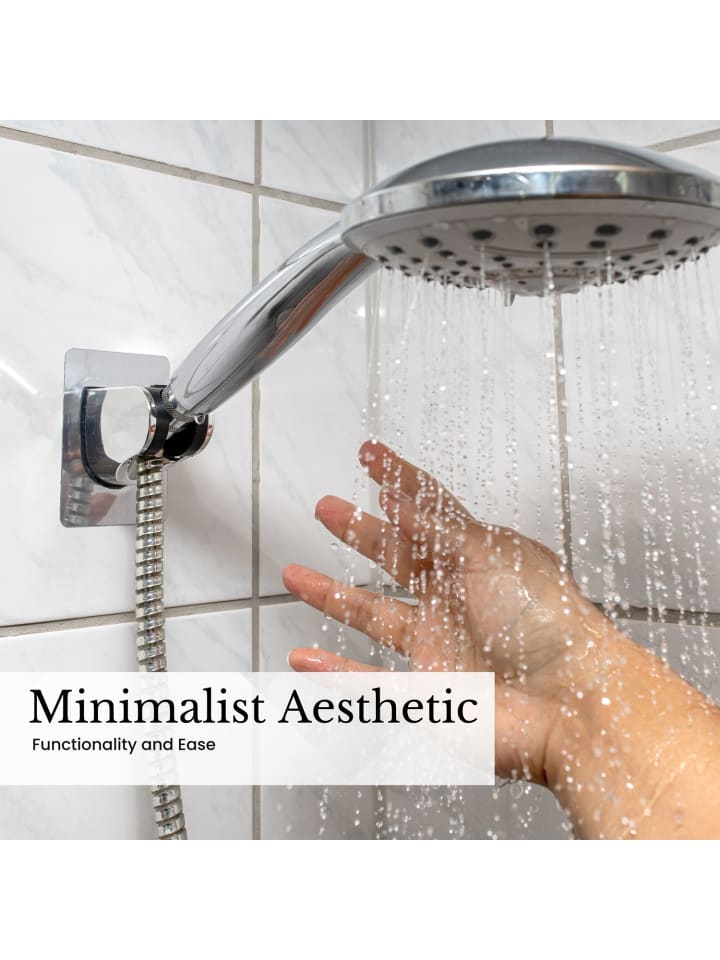 Intirilife Handbrause Halter ohne Bohren in Silber günstig kaufen onesize