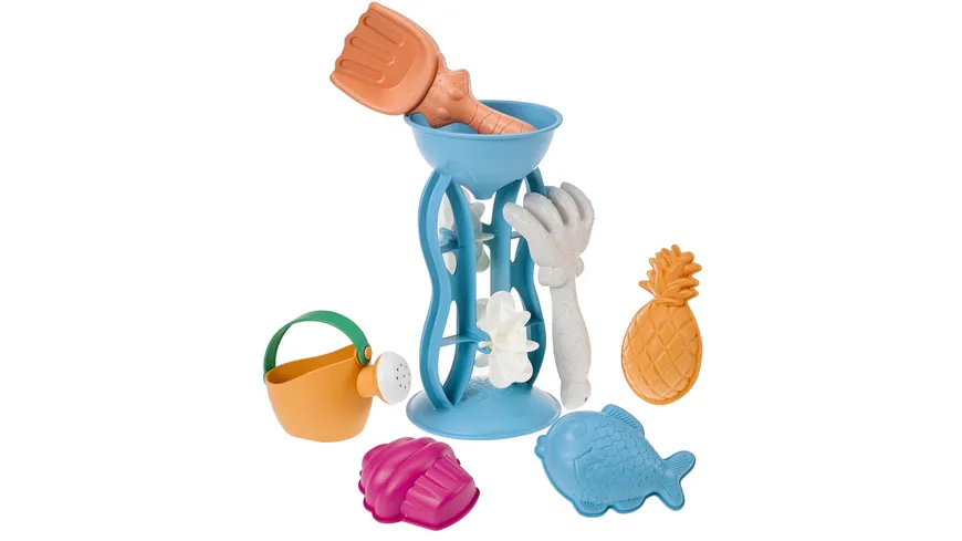 Müller - Toy Place - Sandset Mühle 6-teilig, Sandspielzeug