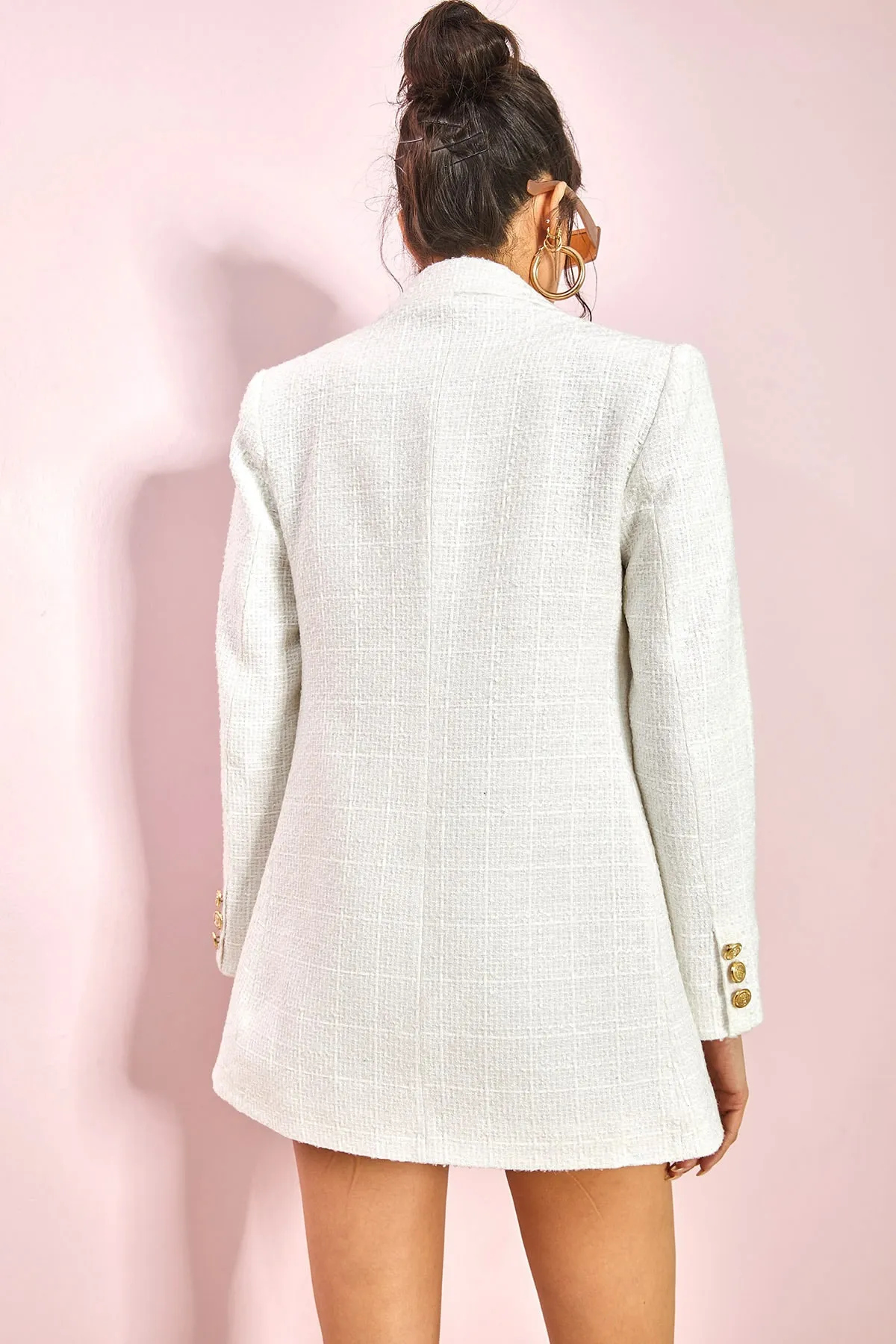 Bianco Lucci  Gemusterte Knopfjacke für Damen