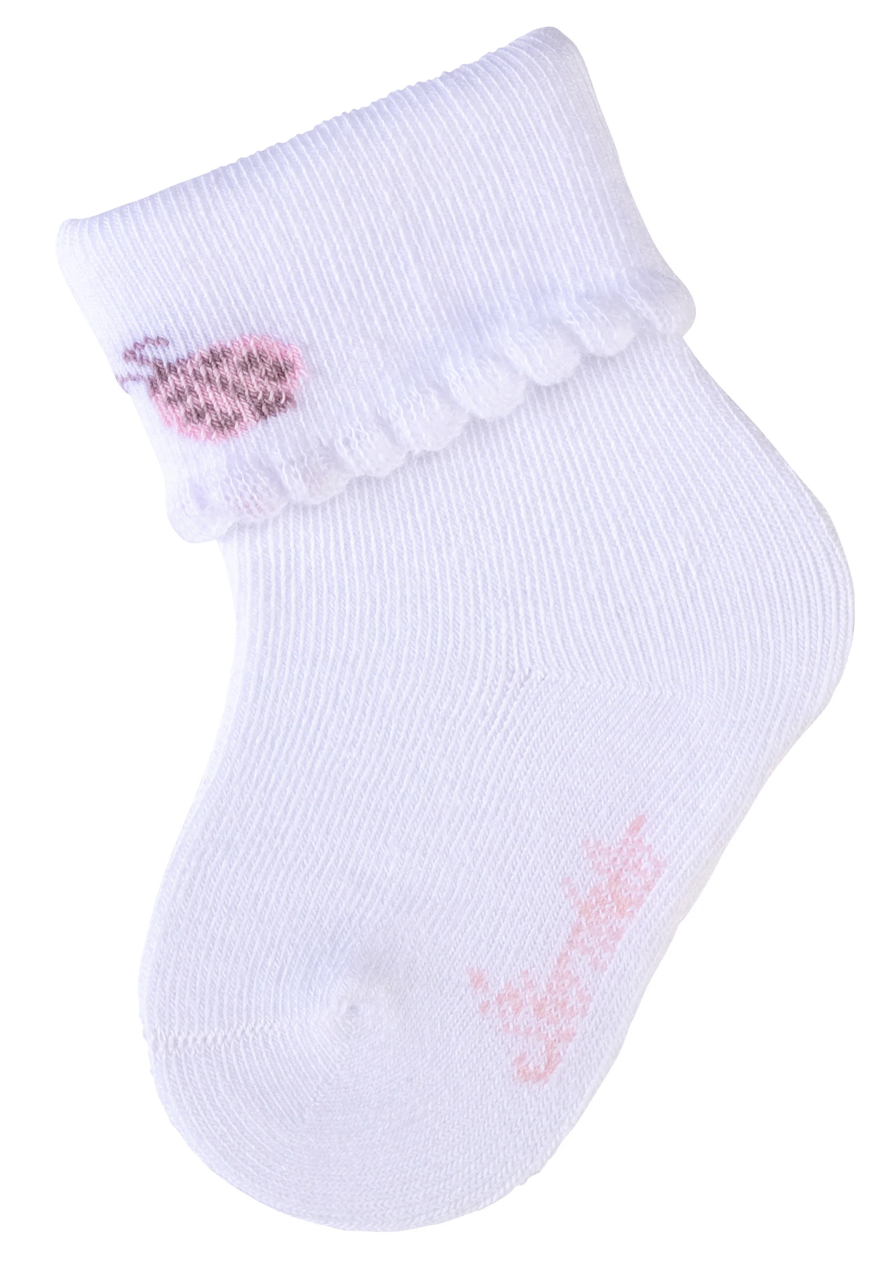 Socken im 3er Pack mit Motiv Maus in versch. Farben