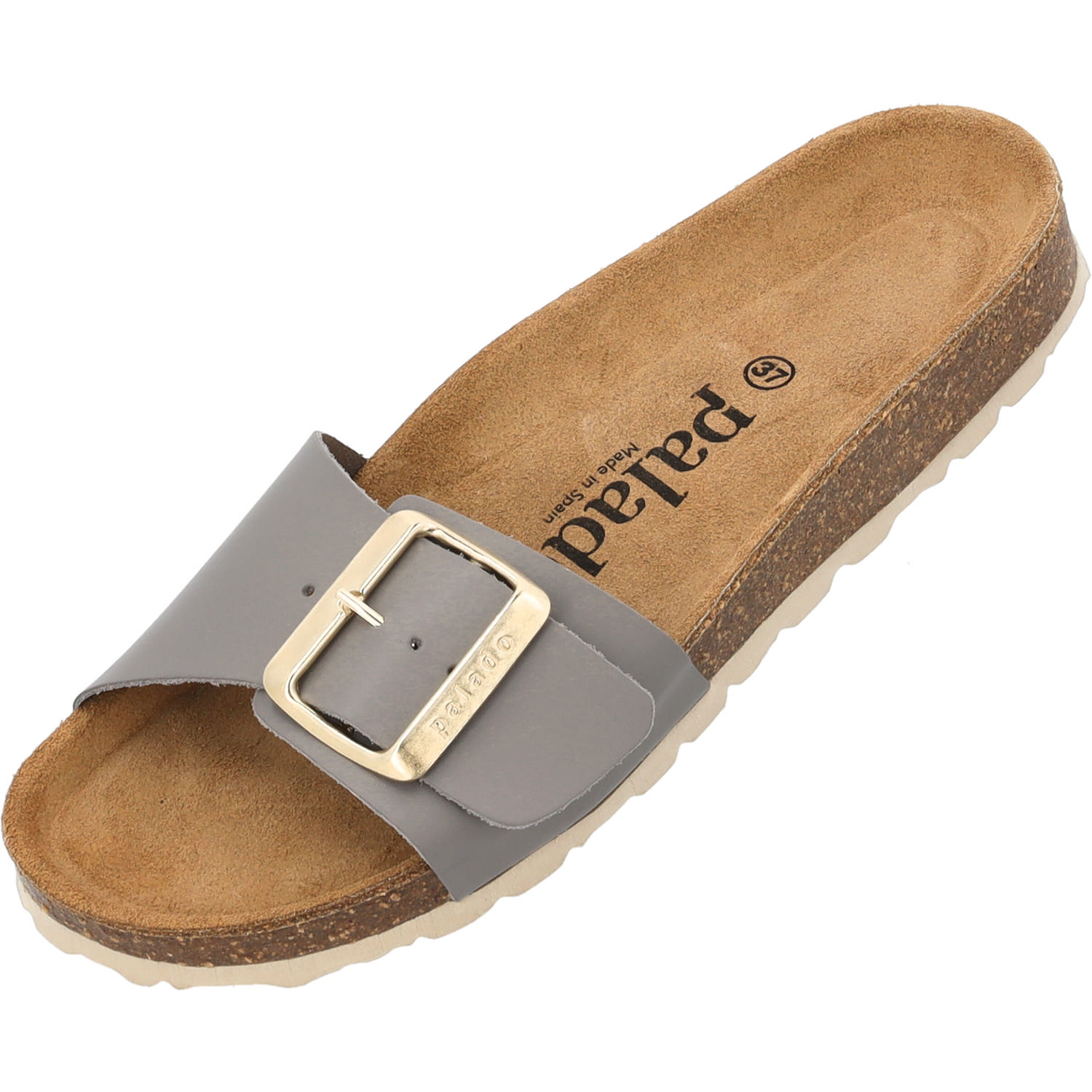 Palado Malta EGS Matt Premium Leather, Pantoletten, Damen, Grau