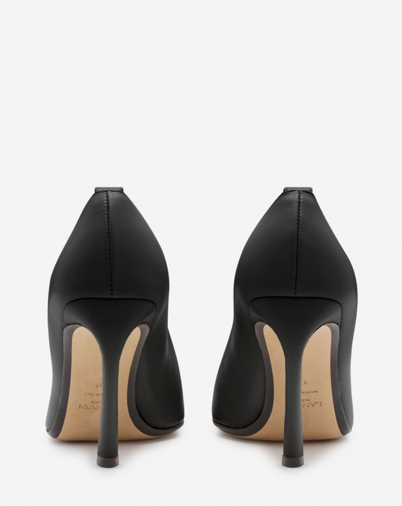 ESCARPINS SWING EN CUIR A CHAINE