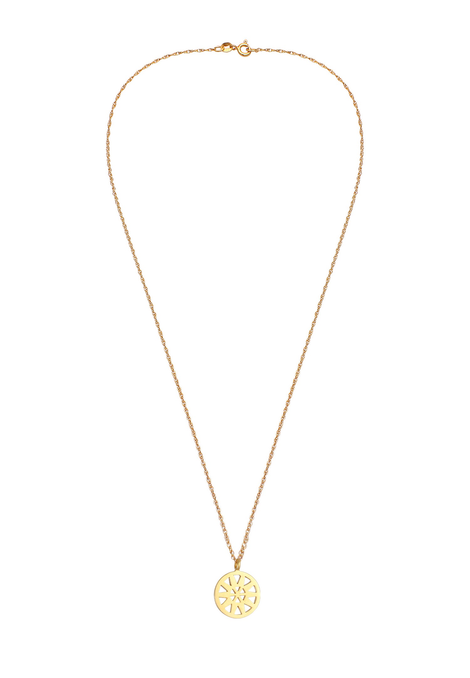 Ciondolo ornamentale Elli Geo Look per collana da donna in argento sterling 925 placcato oro