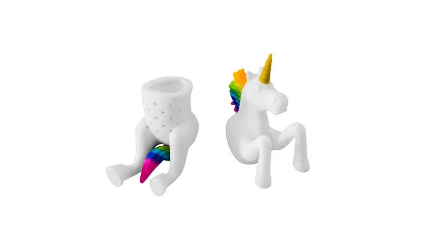 Winkee Tee-Ei Einhorn weiß, bunt