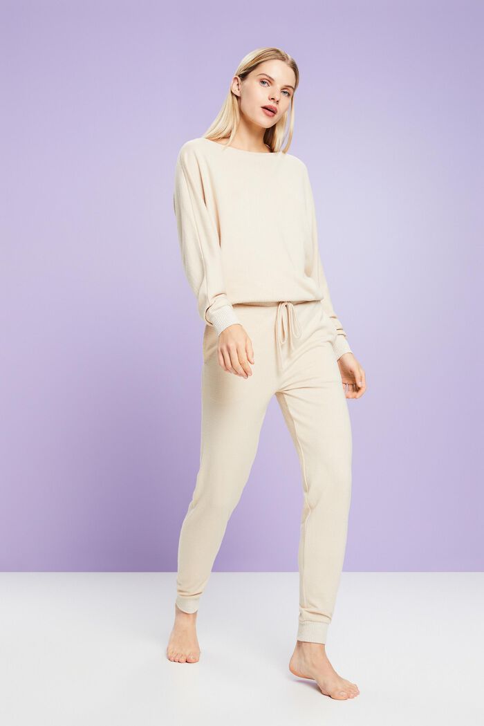 Gestrickte Loungewear-Hose