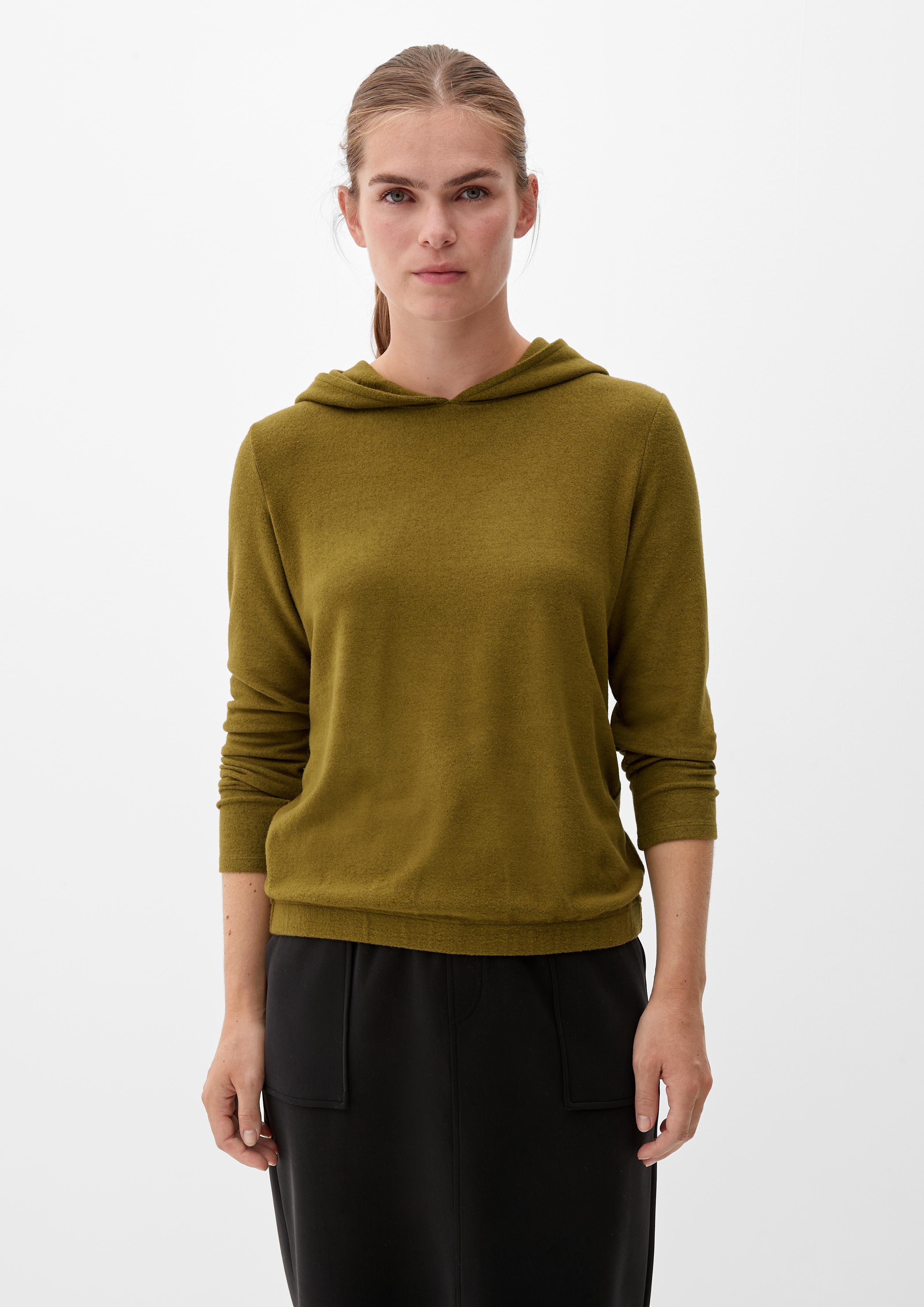 Strick-Hoodie mit elastischem Bund  2121505-77W9