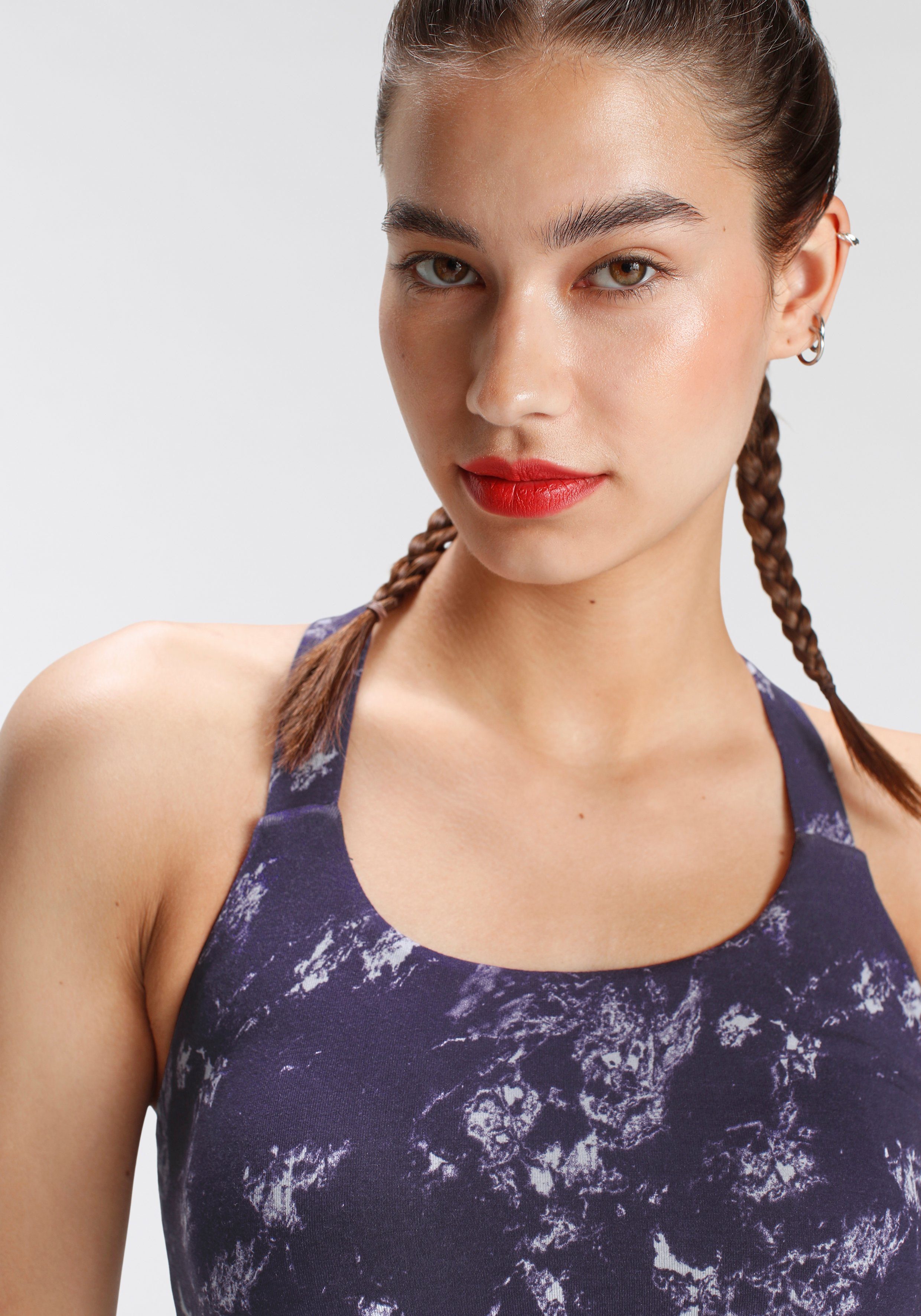 FAYN SPORTS Yogatop Crossed Back mit mittlerem Support
