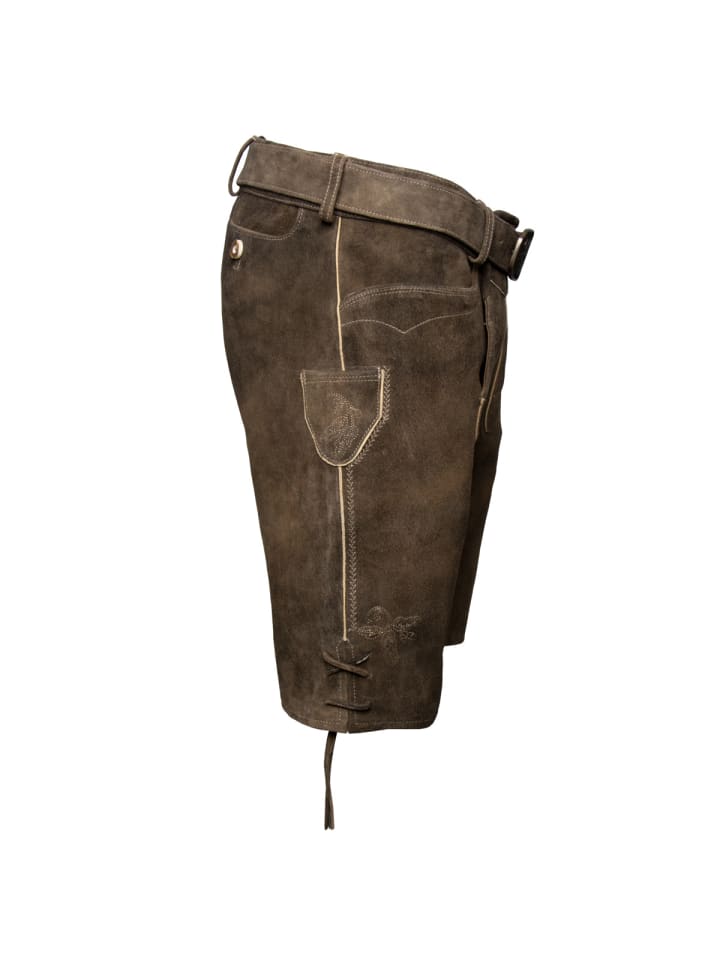 Spieth & Wensky Lederhose Veit in braun günstig kaufen