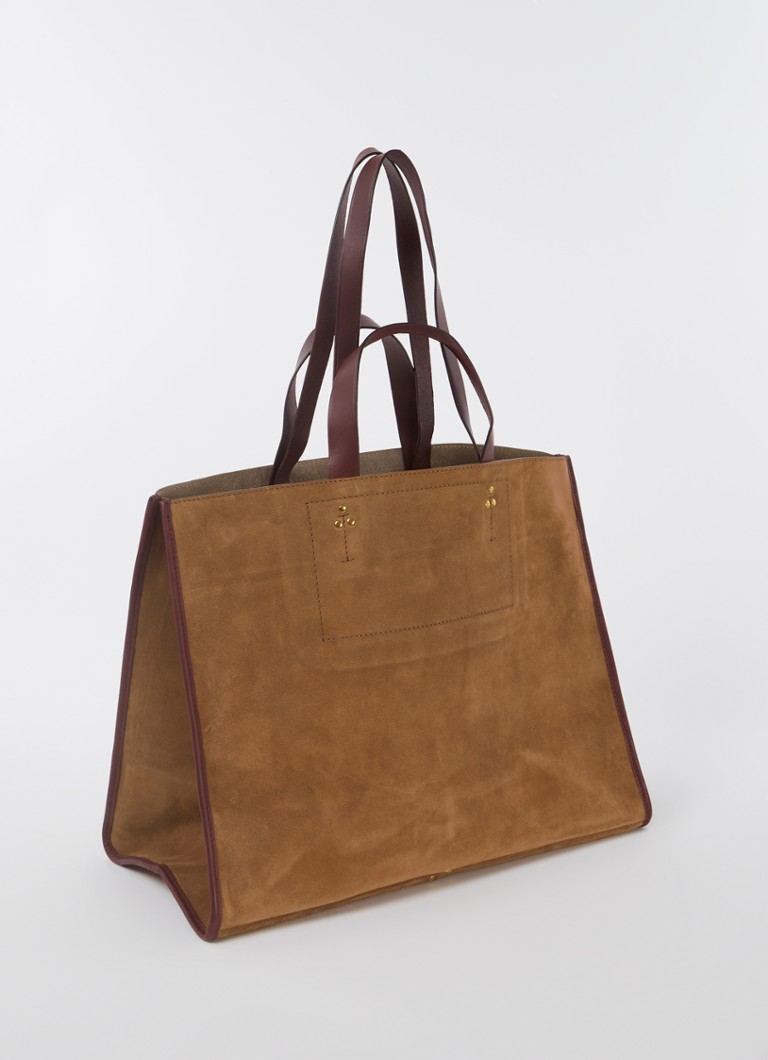 Jérôme Dreyfuss Leon L shoulder bag in calf suede with removable pouch