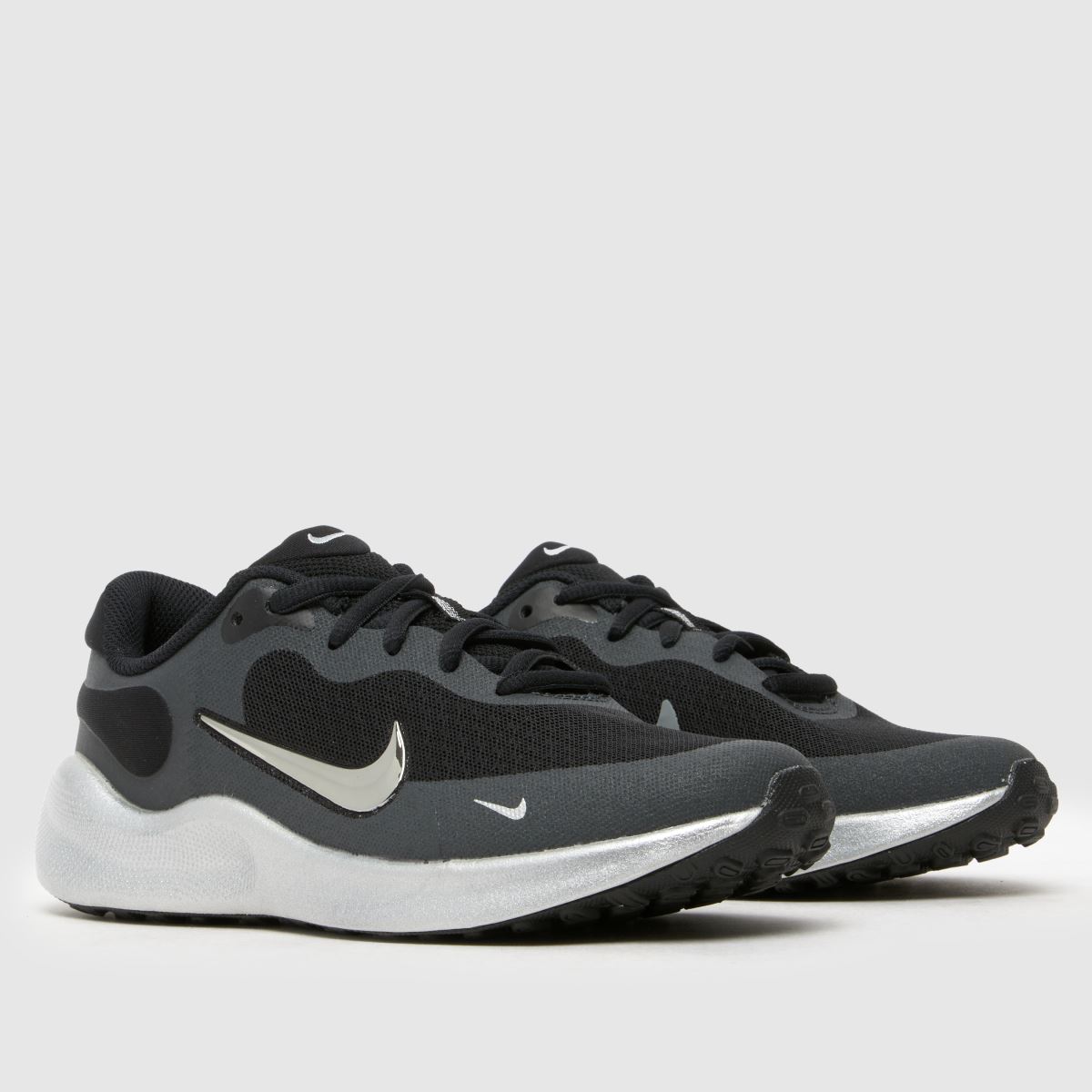 Nike svarta multifunktionella Revolution 7 SE flickor/ungdomsskor