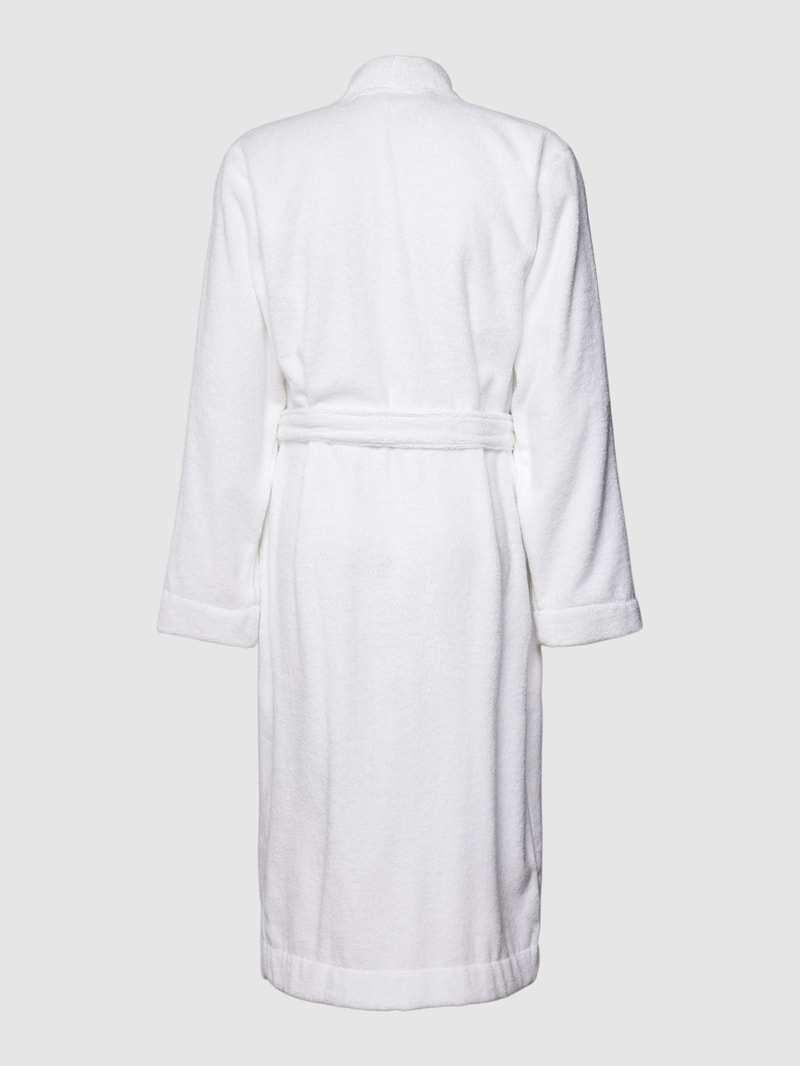 Bademantel mit Schalkragen Modell 'Terry Gown' in weiß
